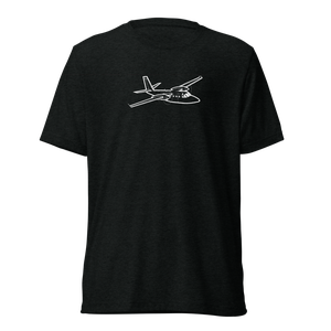 Commander 1000 Jetprop Business Airplane Tri-blend T-Shirt