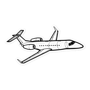 Embraer Legacy 650 Business Jet Sticker