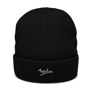 Embraer Legacy 650 Business Jet Atlantis Recycled Cuffed Beanie