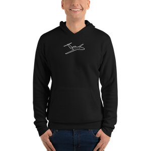 Cessna Citation CJ3 Business Jet Bella + Canvas Hoodie