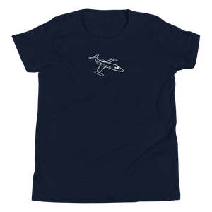 HFB-320 Hansa Jet Business Aircraft Youth T-Shirt