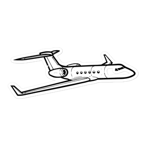 Gulfstream GV Luxury Business Jet Sticker