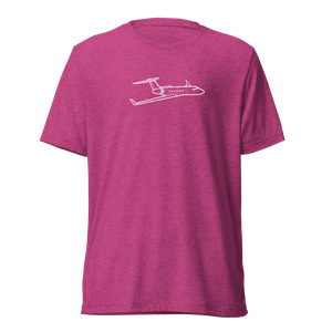 Gulfstream GV Luxury Business Jet Tri-blend T-Shirt