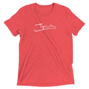 Gulfstream GV Luxury Business Jet Tri-blend T-Shirt