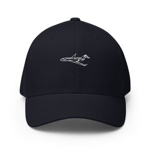 Bombardier Global Express Business Jet Flexfit Hat