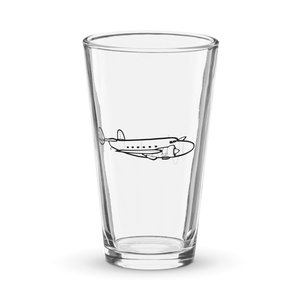 Lockheed Lodestar Business Airplane  Shaker Pint Glass