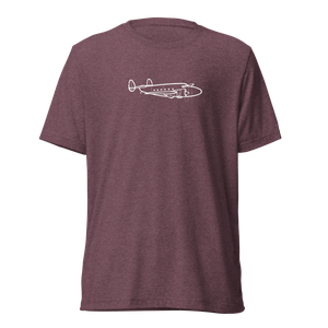 Lockheed Lodestar Business Airplane Tri-blend T-Shirt