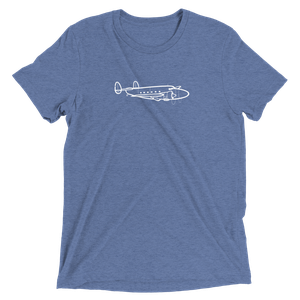 Lockheed Lodestar Business Airplane Tri-blend T-Shirt