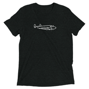 Lockheed Lodestar Business Airplane Tri-blend T-Shirt