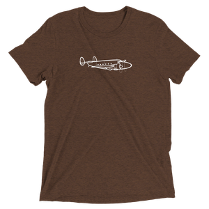 Lockheed Lodestar Business Airplane Tri-blend T-Shirt