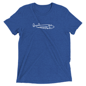 Lockheed Lodestar Business Airplane Tri-blend T-Shirt