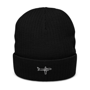 Gulfstream I - Business Luxury Jet Atlantis Recycled Cuffed Beanie