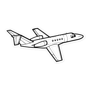 Cessna Citation CJ4 Business Jet Sticker