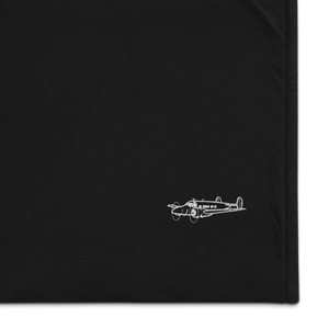 Volpar Beechcraft Business Aircraft Port Authority Embroidered Premium Sherpa Blanket
