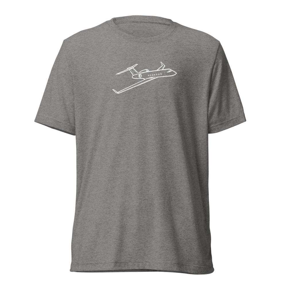 Gulfstream G550 Business Jet Tri-blend T-Shirt 