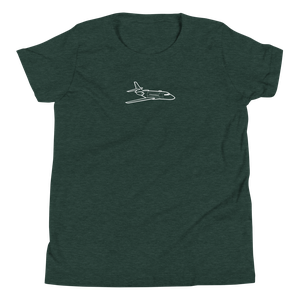 Dassault Falcon 2000 Business Jet Youth T-Shirt