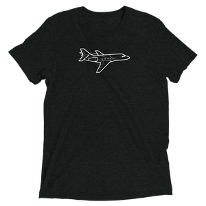 Dassault Falcon 20 Business Jet Tri-blend T-Shirt