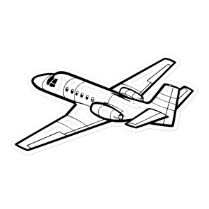Cessna Citation Business Jet Sticker