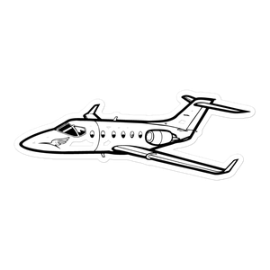 Hawker 400XPR Business Jet Sticker