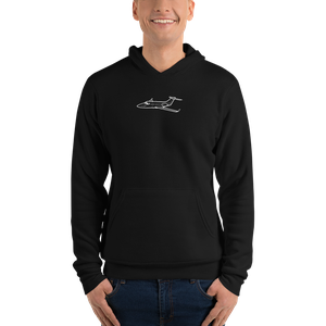 Hawker 400XPR Business Jet Bella + Canvas Hoodie
