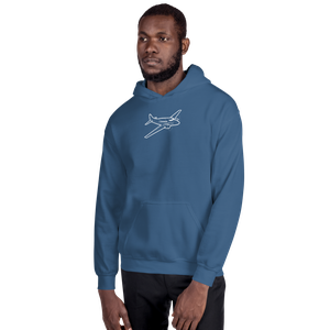 De Havilland Dove Business Airplane Hoodie Sweatshirt