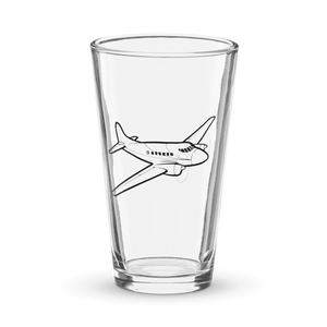 De Havilland Dove Business Airplane  Shaker Pint Glass