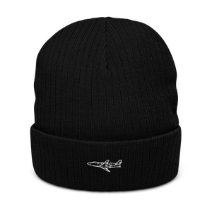 IAI Astra Business Jet Atlantis Recycled Cuffed Beanie