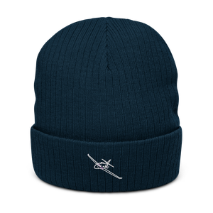 Cessna Citation Latitude Business Jet Atlantis Recycled Cuffed Beanie