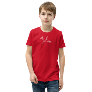 Piaggio Avanti Business Airplane Youth T-Shirt