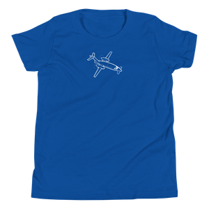 Piaggio Avanti Business Airplane Youth T-Shirt