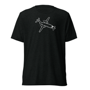 Piaggio Avanti Business Airplane Tri-blend T-Shirt