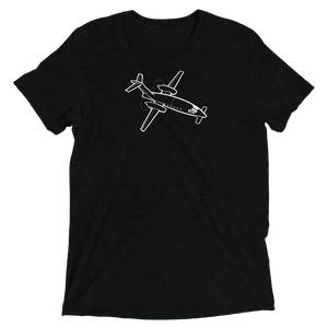 Piaggio Avanti Business Airplane Tri-blend T-Shirt