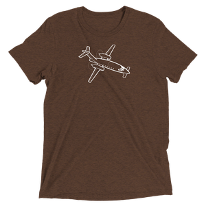 Piaggio Avanti Business Airplane Tri-blend T-Shirt