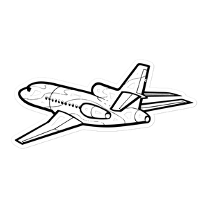 Dassault Falcon 900 EX Business Jet Sticker