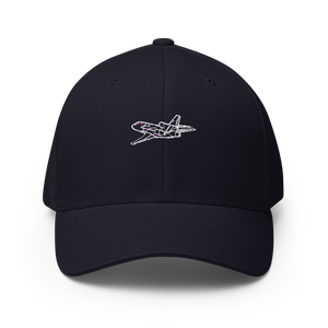 Dassault Falcon 900 EX Business Jet Flexfit Hat