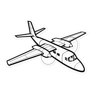 Aero Commander Turbo Commander Business Aircraft Sticker