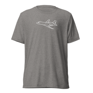 Dassault Falcon 7X Business Jet Tri-blend T-Shirt