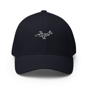 Eclipse 500 Business Jet Flexfit Hat