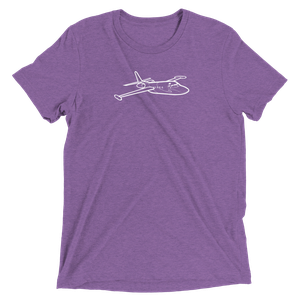 IAI Westwind 1 Business Jet Tri-blend T-Shirt