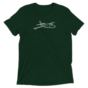 IAI Westwind 1 Business Jet Tri-blend T-Shirt