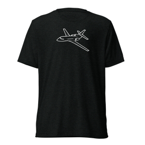 Dassault Falcon 50 Business Jet Tri-blend T-Shirt