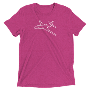 Dassault Falcon 50 Business Jet Tri-blend T-Shirt