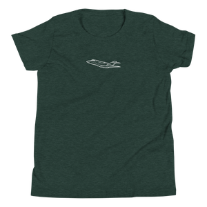 Hawker 750 Business Jet Youth T-Shirt