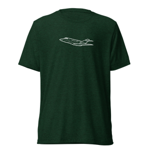 Hawker 750 Business Jet Tri-blend T-Shirt