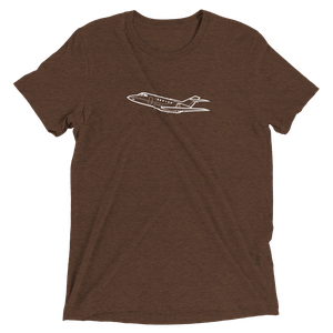 Hawker 750 Business Jet Tri-blend T-Shirt