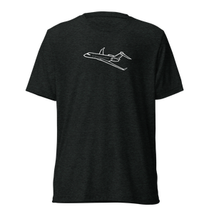 Bombardier's Luxurious Global 6000 Tri-blend T-Shirt