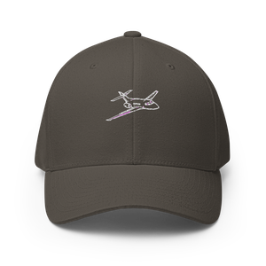 Hawker 800 Business Jet Flexfit Hat