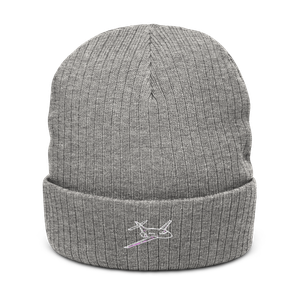 Hawker 800 Business Jet Atlantis Recycled Cuffed Beanie