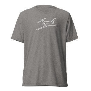 Hawker 800 Business Jet Tri-blend T-Shirt