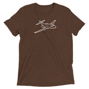 Hawker 800 Business Jet Tri-blend T-Shirt